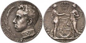 1902. Alfonso XIII. Madrid. (V. 866 var. metal). 15,39 g. Ø 32mm. Plata. EBC+.