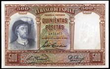 1931. 500 pesetas. (Ed. C12) (Ed. 361). 25 de abril, Elcano. S/C-.