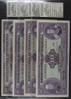 1967, 1973 y 1974. Venezuela. Banco Central. TDLR y ABNC. 10 bolívares. (Pick 45d y 51) (Sucre 10E/10F). 4 billetes. Series distintas. MBC-/EBC+.