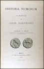 HEAD, B. V.: "Historia Numorum. A manual of Greek Numismatics", con manuscrito de L. Villaronga en referencia a las palabras que Ernest Babelon dedica...