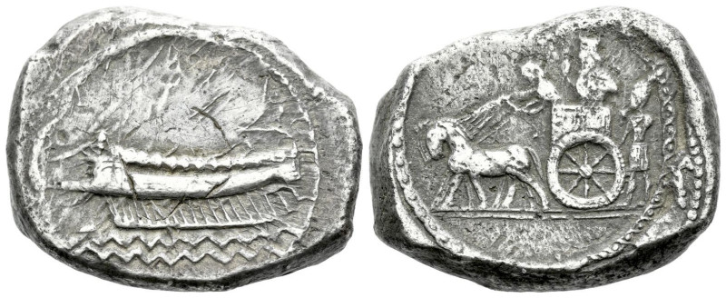 Phoenicia, Ba`alšillem (Sakton) II, circa 401-365 BC Sidon Dishekel circa 401-36...