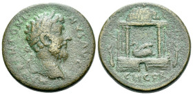 Corinthia, Corinth Marcus Aurelius, 161-180 Bronze circa 161-184 - Apparently the second specimen known and the only one in private hands.