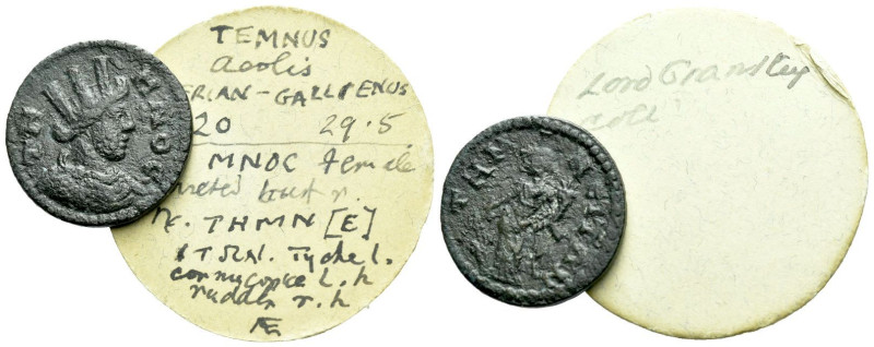 Aeolis, Temnus Pseudo-autonomous issue Bronze circa 253-268.Time of Valerian and...