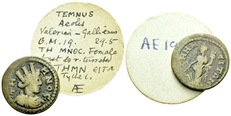 Aeolis, Temnus Pseudo-autonomus issue. Bronze circa 253-268.Time of Valerian and...