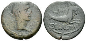 Egypt, Alexandria Octavian as Augustus, 27 BC – 14 AD Diobol circa 1-5 AD