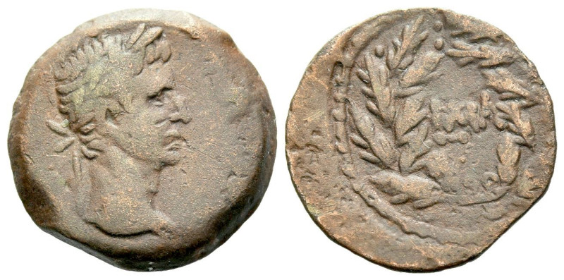 Egypt, Alexandria Octavian as Augustus, 27 BC – 14 AD Obol circa 11-12 (year 41)...