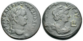 Egypt, Alexandria Vespasian, 69-79 Diobol circa 75-76 (year 8)