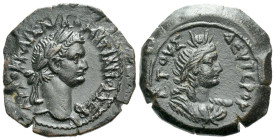 Egypt, Alexandria Domitian, 81-96 Diobol circa 82-83 (year 2)