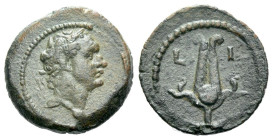 Egypt, Alexandria Domitian, 81-96 Dichalkon circa 90-91 (year 10)