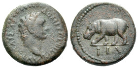 Egypt, Alexandria Domitian, 81-96 Obol circa 91-92 (year 11) - Apparently unique and unpublished.