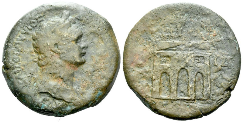Egypt, Alexandria Domitian, 81-96 Drachm circa 94-95 (year 14), Æ 33.30 mm., 24....
