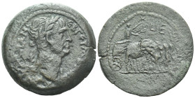 Egypt, Alexandria Trajan, 98-117 Drachm circa 111-112 (year 15)