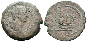 Egypt, Alexandria Trajan, 98-117 Drachm circa 111-112 (year 15)