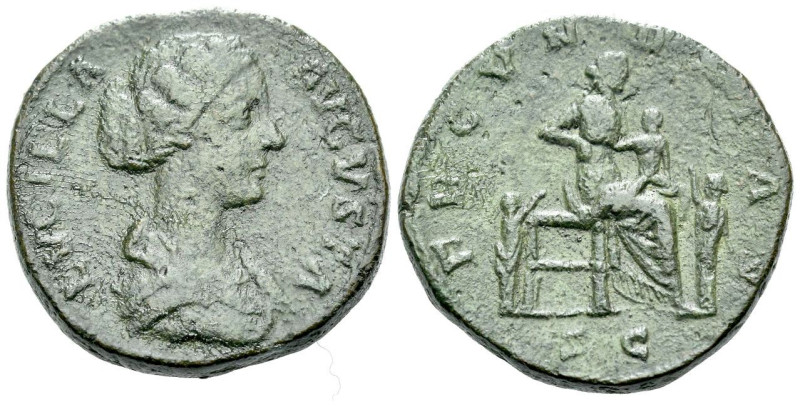 Lucilla, daughter of M. Aurelius and wife of Lucius Verus Sestertius Rome circa ...