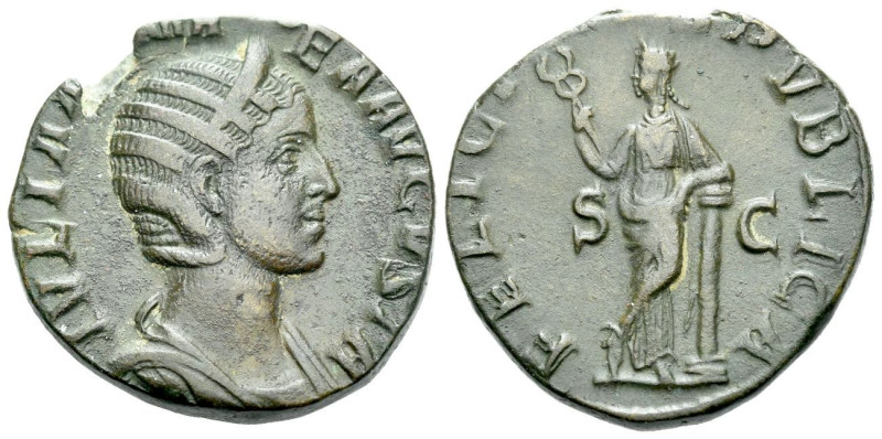 Julia Mamaea, mother of Severus Alexander Sestertius Rome circa 222-235, Æ 27.00...