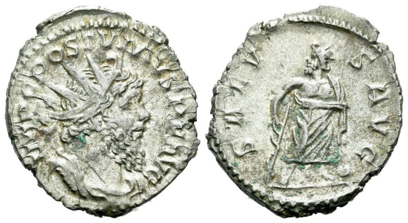 Postumus, 259-268 Antoninianus Treveri circa 259-268, billon 22.00 mm., 3.69 g....