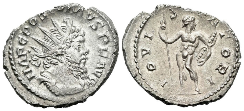 Postumus, 259-268 Antoninianus Treveri 268, billon 22.00 mm., 3.69 g.
Radiate, ...