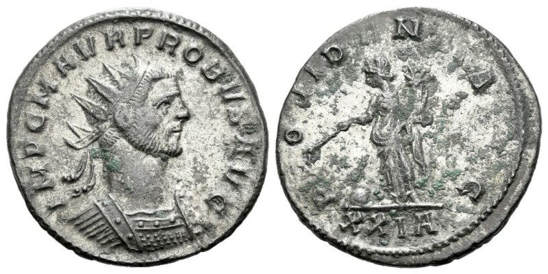 Probus, 276-282 Antoninianus Rome 276, billon 21.00 mm., 3.48 g.
Radiate and cu...