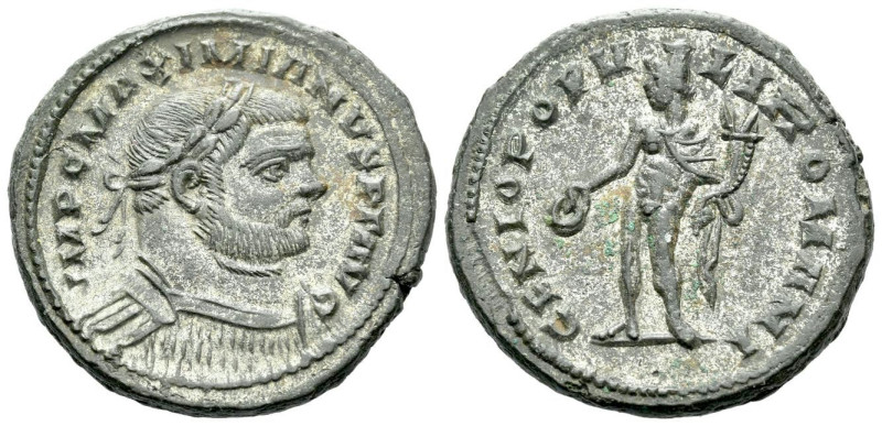 Maximianus Herculius, first reign 286-305 Follis Londinium circa 303-305, Æ 27.0...