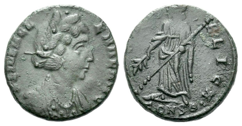 Helena, mother of Constantine AE3 Constantinople circa 337-340, Æ 13.00 mm., 1.5...