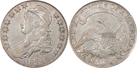 1824 Capped Bust Half Dollar. O-108. Rarity-1. EF-40 (ICG).

Die State 108.1.

PCGS# 6137. NGC ID: 24FK.