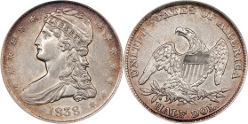 1838 Capped Bust Half Dollar. Reeded Edge. HALF DOL. GR-3. Rarity-2. AU-53 (ICG).

PCGS# 6177. NGC ID: 24G5.