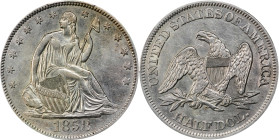 1858 Liberty Seated Half Dollar. WB-36. Rarity-4. AU Details--Cleaned (PCGS).

PCGS# 6293. NGC ID: 24HV.