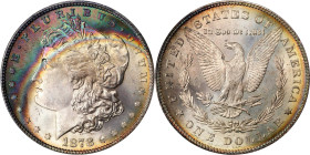 1878 Morgan Silver Dollar. 7 Tailfeathers. Reverse of 1878. MS-65+ (PCGS).

PCGS# 7074. NGC ID: 253K.