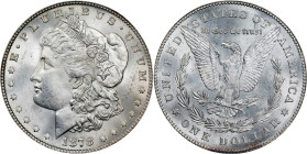 1878 Morgan Silver Dollar. 7 Tailfeathers. Reverse of 1878. MS-64 (PCGS).

PCGS# 7074. NGC ID: 253K.