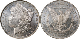 1878 Morgan Silver Dollar. 7 Tailfeathers. Reverse of 1878. MS-63 (PCGS).

PCGS# 7074. NGC ID: 253K.