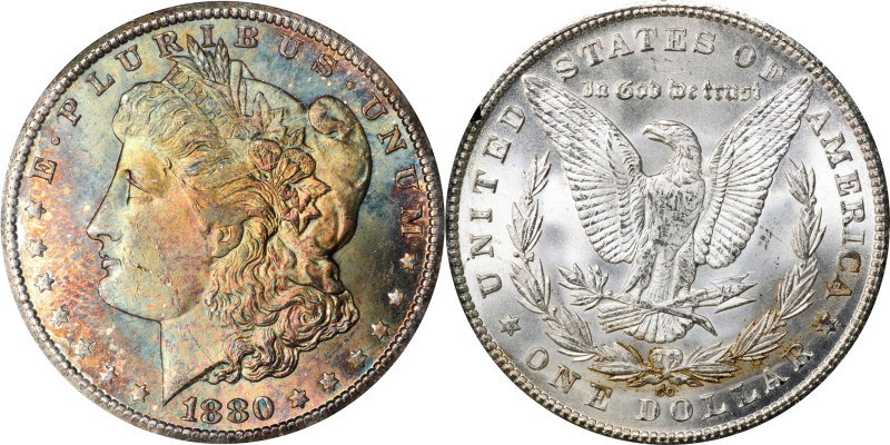 1880-CC GSA Morgan Silver Dollar. MS-64 (NGC).

The original box and card are ...