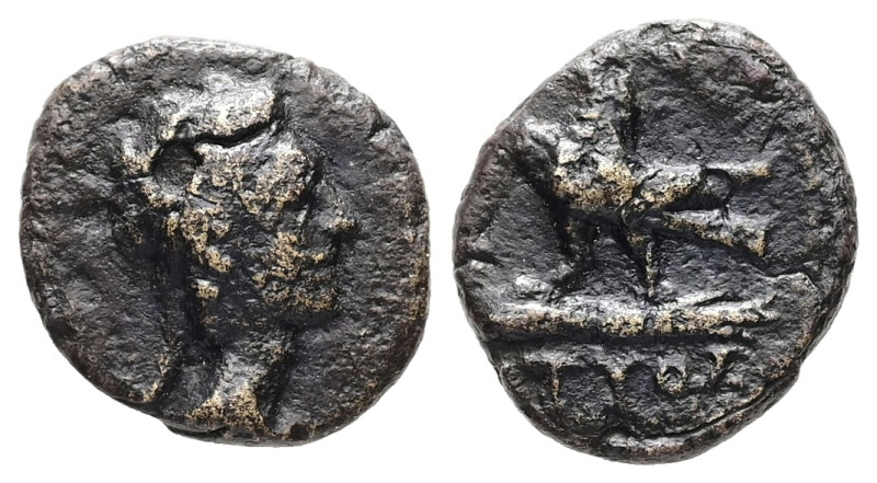 Kings of Thrace, Kotys II. Odessos or Bizye? Ae 1.40 g 12.71 mm. Circa 57-48 BC....