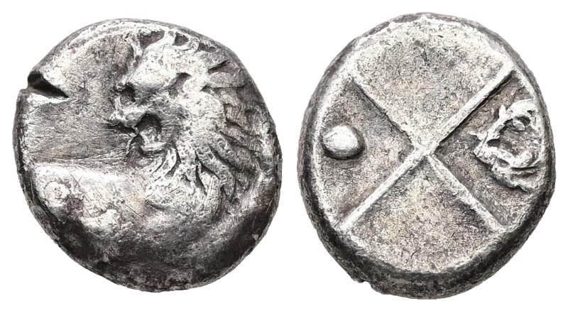 Thrace, Chersonesos. AR, Hemidrachm. 2.01 g. - 12.60 mm. Circa 386-338 BC.
Obv.:...