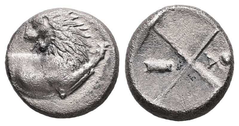 Thrace, Chersonesos. AR Hemidrachm, 2.06 g 12.76 mm. Circa 386-338 BC.
Obv: Fore...