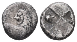 Thrace, Chersonesos. AR Hemidrachm. 2.11 g 11.81 mm. Circa 386-338 BC.