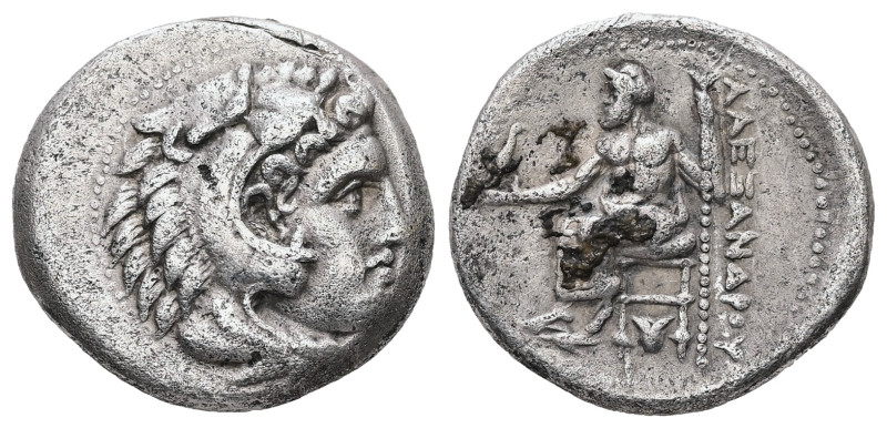 Kings of Macedon. Alexander III "the Great", 336-323 BC. AR, Drachm. 4.13 g. - 1...