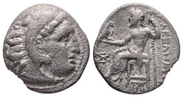 Kings of Macedon, Alexander III 'the Great', AR Drachm, 3.84 g 18.19 mm. 336-323 BC.