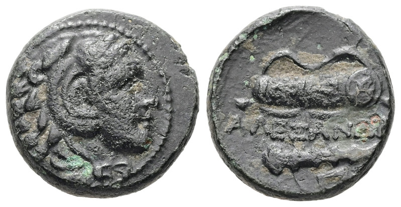 Kings of Macedon, Alexander III 'the Great', AE, 5.67 g 17.66 mm. 336-323 BC. Un...