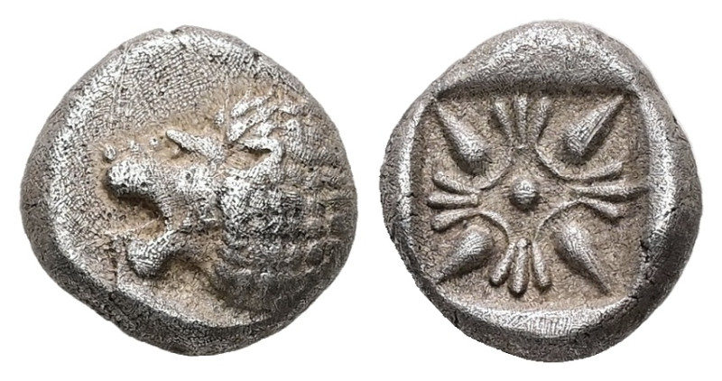 Ionia, Miletos. AR Obol or Hemihekte, 1.17 g 9.40 mm. Late 6th-early 5th centuri...