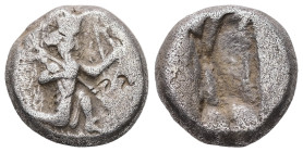 Persia, Achaemenid Empire. AR Siglos, 5.38 g 15.63 mm. 5th-4th century BC.