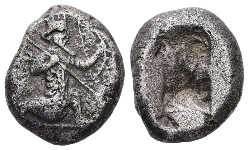 Persia, Achaemenid Empire. AR Siglos, 5.38 g 16.55 mm. 5th-4th century BC.