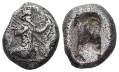 Persia, Achaemenid Empire. AR Siglos, 5.38 g 16.55 mm. 5th-4th century BC.