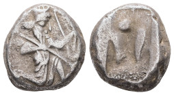 Persia, Achaemenid Empire. AR Siglos, 5.43 g 15.41 mm. 5th-4th century BC.