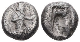 Persia, Achaemenid Empire. AR Siglos, 5.44 g 15.12 mm. 5th-4th century BC.