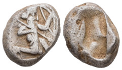 Persia, Achaemenid Empire. AR Siglos, 5.45 g 16.09 mm. 5th-4th century BC.