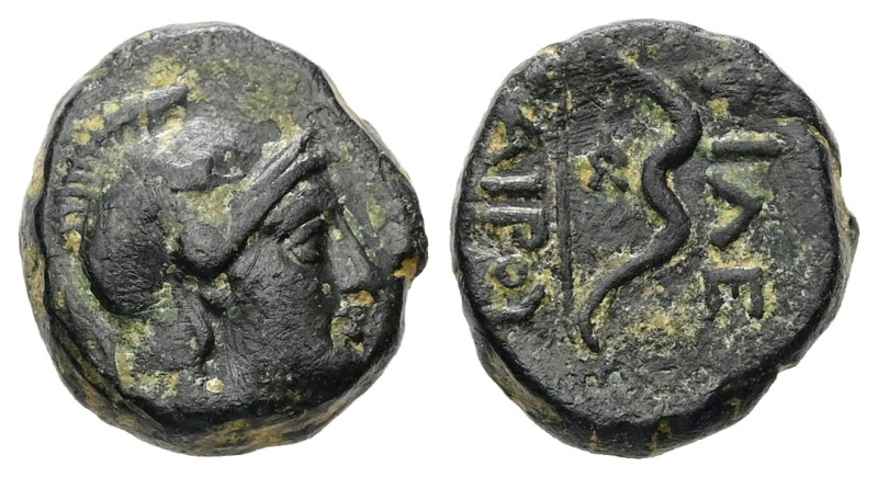 Kings of Pergamon, Philetairos, Ae, 2.40 g. - 12.40 mm. 282-263 BC.
Obv.: Head o...