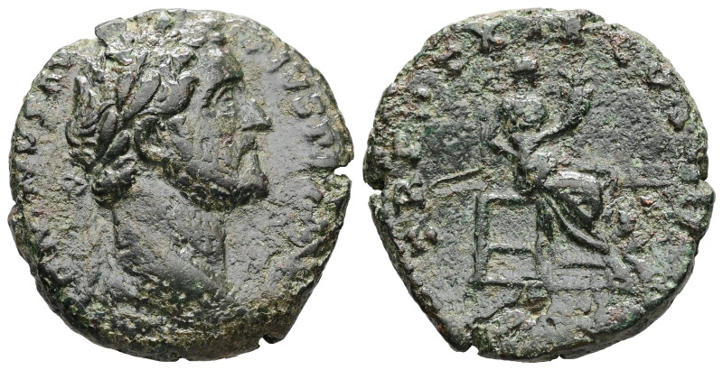 Antoninus Pius, AD 138-161. AE, As. 10.03 g. 25.76 mm. Rome.
Obv: ANTONINVS AVG ...