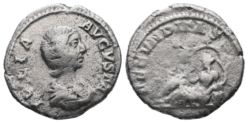 Julia Domna, AD 193-217. AR, Denarius. 2.46 g. 18.95 mm. Rome
Obv: IVLIA AVGVSTA...