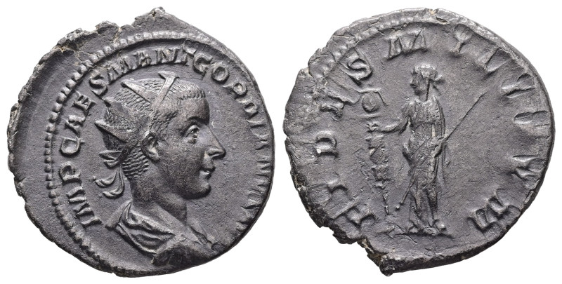 Gordian III, 238-244 AD. AR, Antoninianus. 3.49 g. 22.37 mm. Rome.
Obv: IMP CAES...