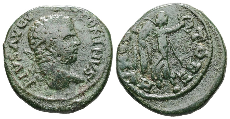 Macedon, Stobi. Caracalla, AD 197-217. AE. 6.32 g. 24.14 mm.
Obv: M AVREL ANTONI...